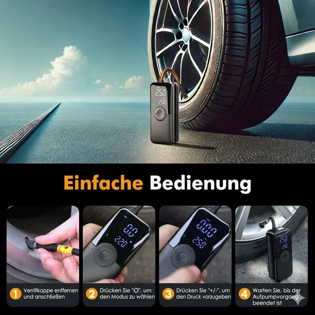 ziro Space | TurboDrive: Mobiler Reifenkompressor