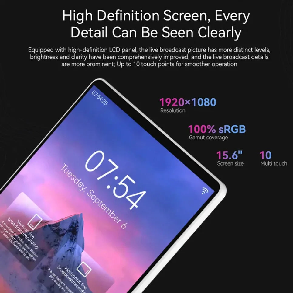 computer live screen projection touch all-in-one machine
