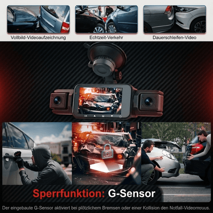 Ziro™ GuardVision 4CH Pro – 360° WiFi 6 Dashcam - ziro
