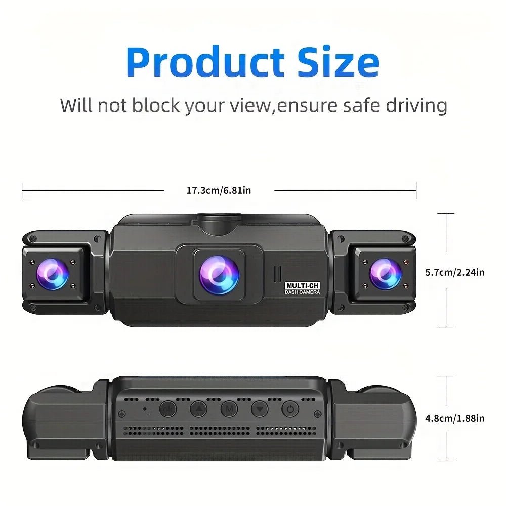 Ziro™ GuardVision 4CH Pro – 360° WiFi 6 Dashcam - ziro