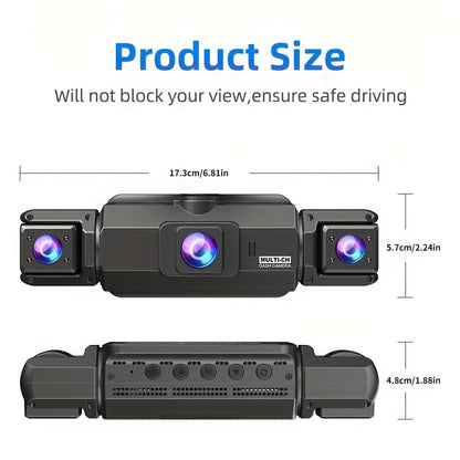 Ziro™ GuardVision 4CH Pro – 360° WiFi 6 Dashcam - ziro