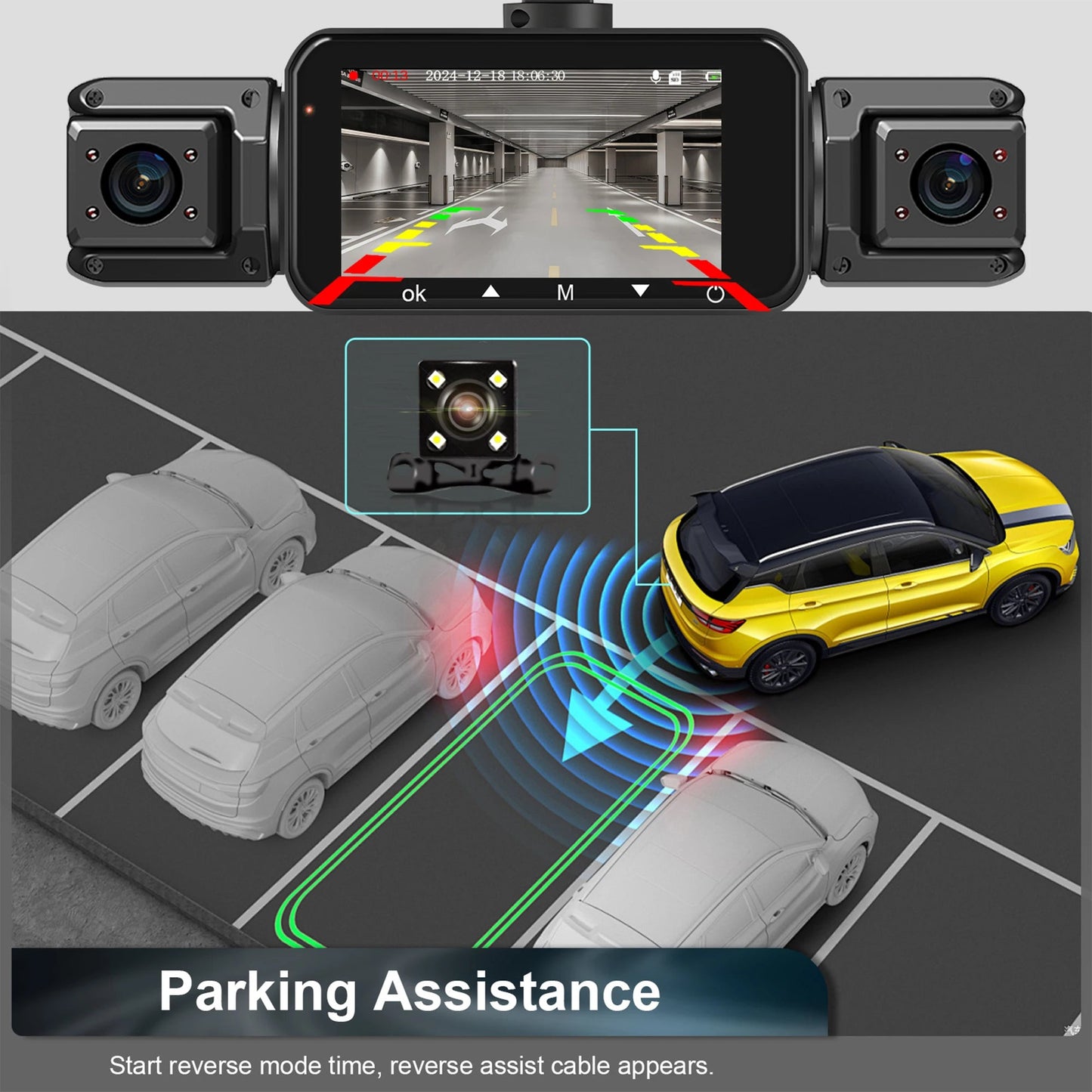 Ziro™ GuardVision 4CH Pro – 360° WiFi 6 Dashcam - ziro