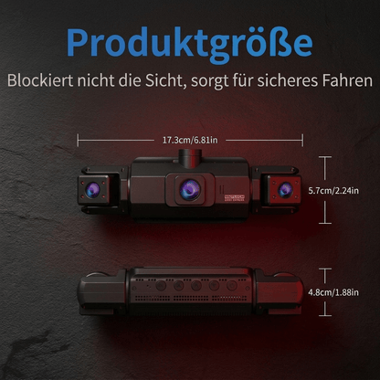 Ziro™ GuardVision 4CH Pro – 360° WiFi 6 Dashcam - ziro