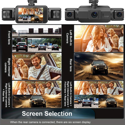 Ziro™ GuardVision 4CH Pro – 360° WiFi 6 Dashcam - ziro