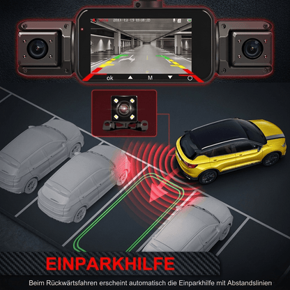 Ziro™ GuardVision 4CH Pro – 360° WiFi 6 Dashcam - ziro