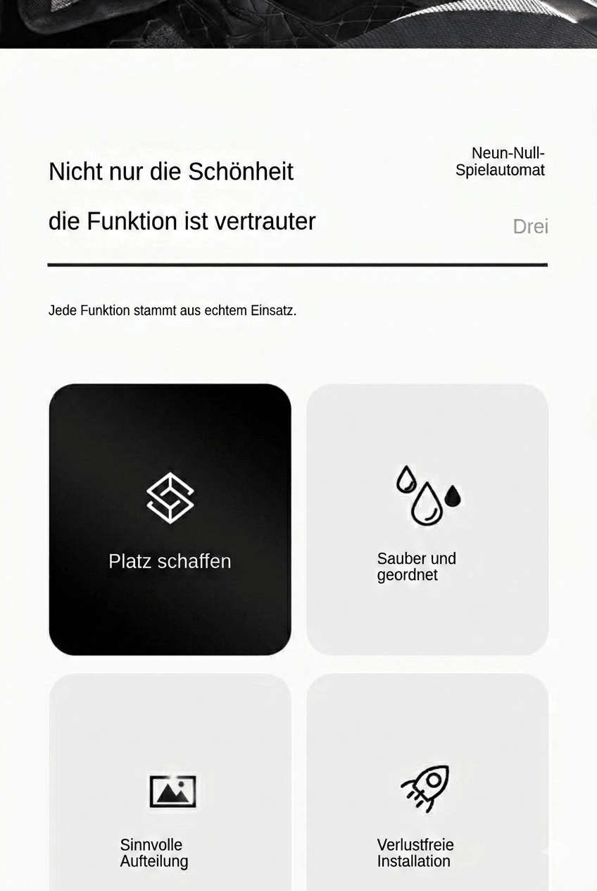 ziro Space – Rücksitz - Organizer & Tablet - Hub - ziro